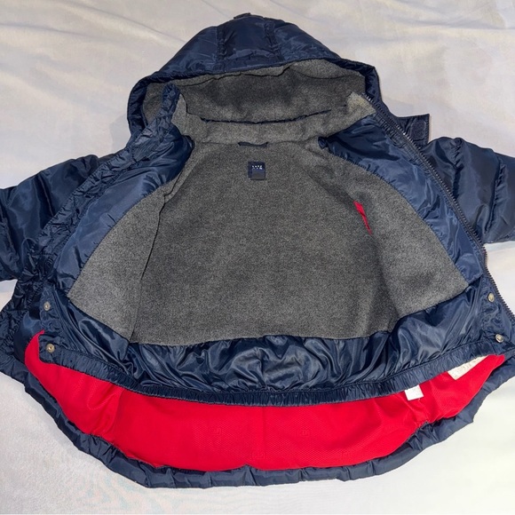 Baby GAP Jacket Kids Navy Puffer Winter Coat Down Filled Sz 3 Years - Picture 4 of 15